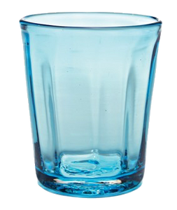 Bicchiere vetro Melting Pot Set 6 pezzi Green-Aquamarine set2