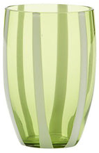 Carica l&#39;immagine nel visualizzatore di Gallery, Bicchiere vetro Melting Pot Set 6 pezzi Green-Aquamarine set2
