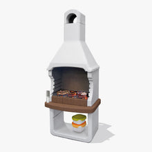 Carica l&#39;immagine nel visualizzatore di Gallery, Barbecue in cemento con cappa SAROM BRIONI
