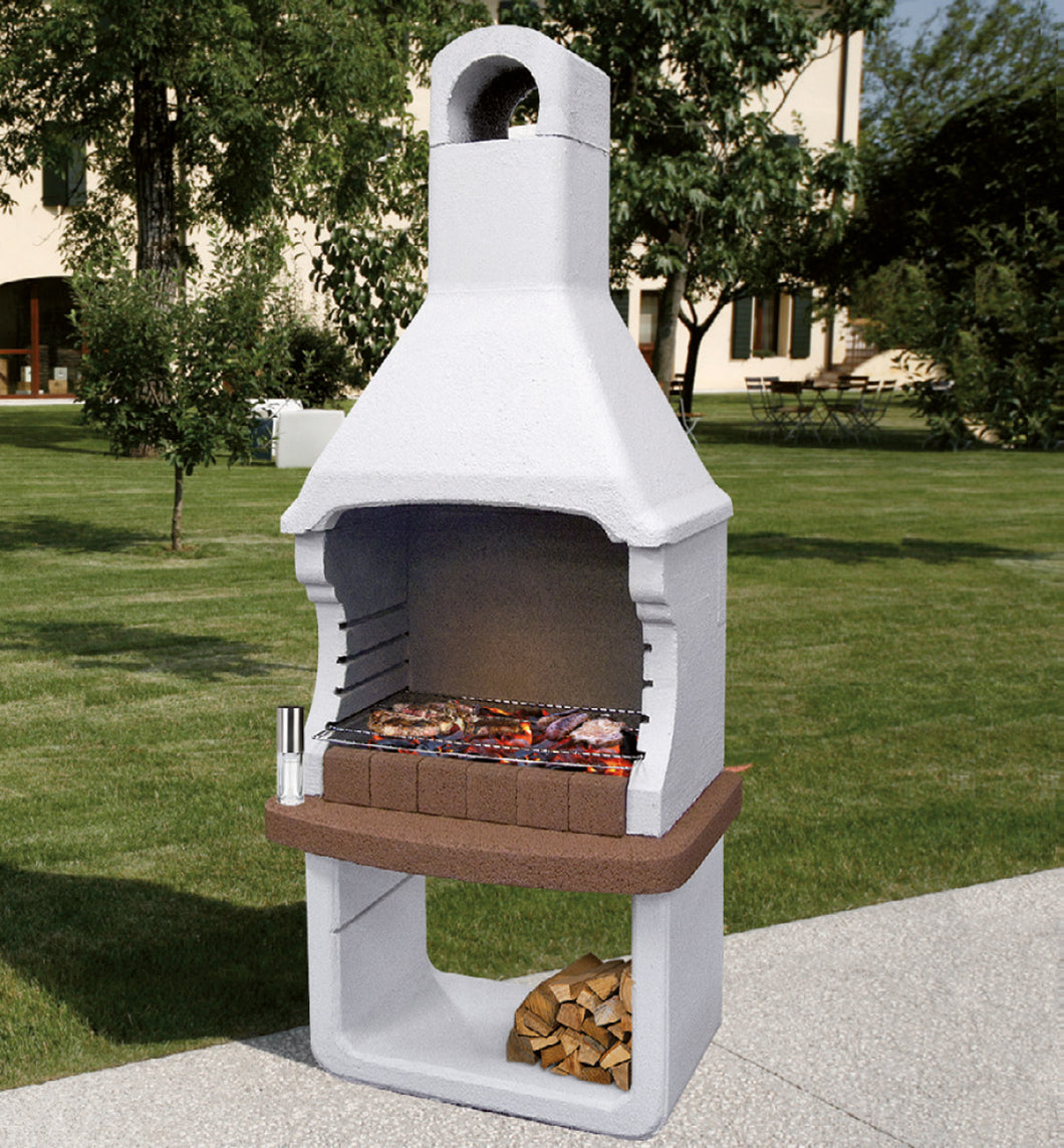Barbecue in cemento con cappa SAROM BRIONI