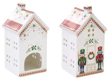 Carica l&#39;immagine nel visualizzatore di Gallery, Casetta portacandele in porcellana Nutcrackers classico
