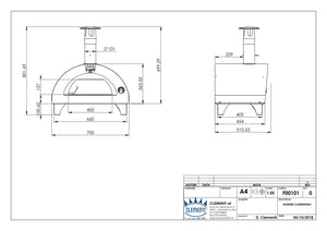 Forno a legna CLEMENTI CLEMENTINO