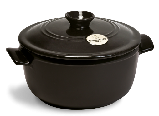 Cocotte tonda Ø22 cm 2,5lt Emile Henry Fusain