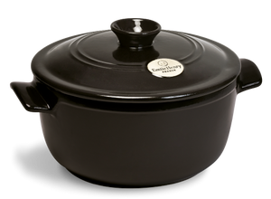 Cocotte tonda Ø28 cm 5,3lt Emile Henry Fusain