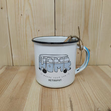 Carica l&#39;immagine nel visualizzatore di Gallery, Tazza RETROPOT acciaio smaltato &quot;Home Van&quot;
