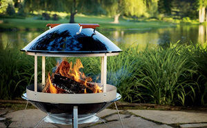 Caminetto mobile per esterno braciere WEBER FIREPLACE - PREZZO OUTLET -