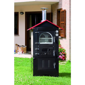 Forno a legna CLEMENTI MASTER tetto rosso