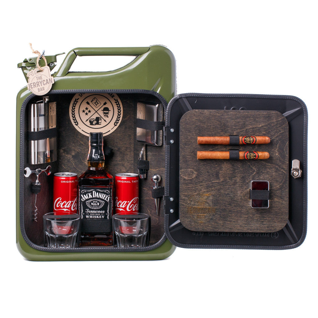 Jerrycan Mini Bar Original - The spirit of the real men Verde