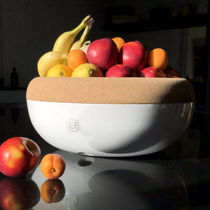 Fruttiera ceramica e sughero Emile Henry Grand Cru