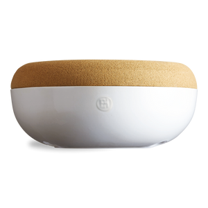 Fruttiera ceramica e sughero Emile Henry Blanc