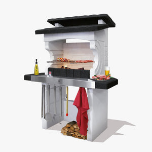 Barbecue in cemento con cappa SAROM KOS