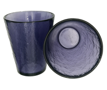 Carica l&#39;immagine nel visualizzatore di Gallery, Set 6 bicchieri acqua cristallo Lilla Happy Drink Yalos Murano
