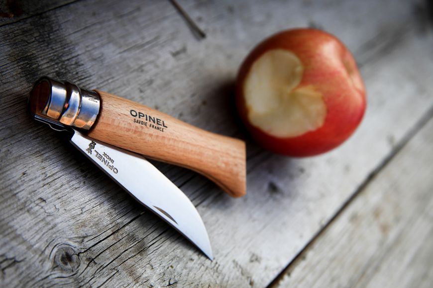 Coltello a serramanico OPINEL N°08 lama inox - PREZZO OUTLET -