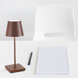 Lampada da Tavolo Poldina Pro Mini Corten