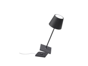 Lampada da Tavolo Poldina Pro Mini Grigio Scuro