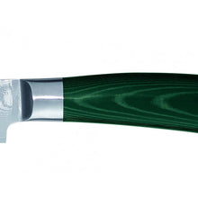 Carica l&#39;immagine nel visualizzatore di Gallery, Coltello arrosto lama cm.20 MIDORI in cofanetto bambù
