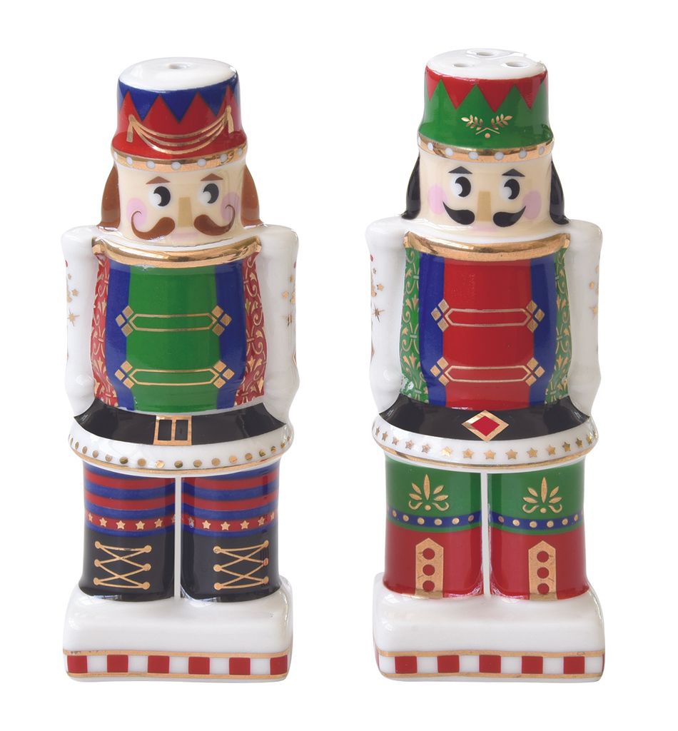 Set sale e pepe in porcellana Nutcrackers