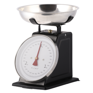 Bilancia da cucina PLINT Retro Scale nera