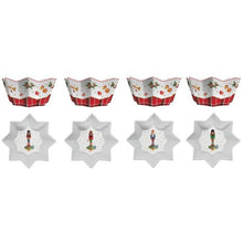 Carica l&#39;immagine nel visualizzatore di Gallery, Set 4 ciotole porcellana Vintage Nutcrackers
