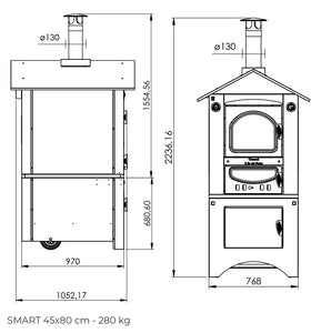 Forno a legna CLEMENTI SMART