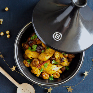 Tajine ceramica Ø32 Emile Henry nero opaco