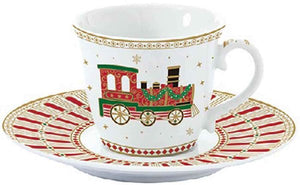 Tazza da the con piatto Polar Express