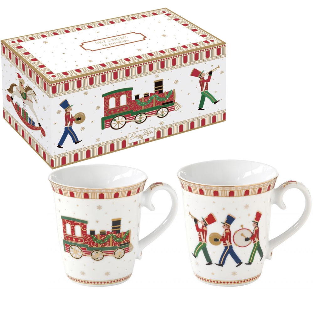 Set 2 tazze in porcellana 275ml Polar Express