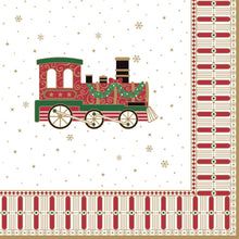 Carica l'immagine nel visualizzatore di Gallery, Confezione 20 tovaglioli carta  Polar Express - Prezzo Outlet
