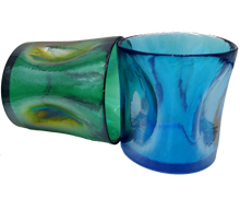 Carica l&#39;immagine nel visualizzatore di Gallery, Confezione 2 bicchieri tumbler cristallo  Yalos Murano
