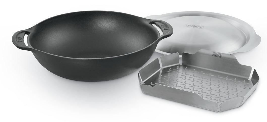 WOK in ghisa WEBER GOURMET SYSTEM