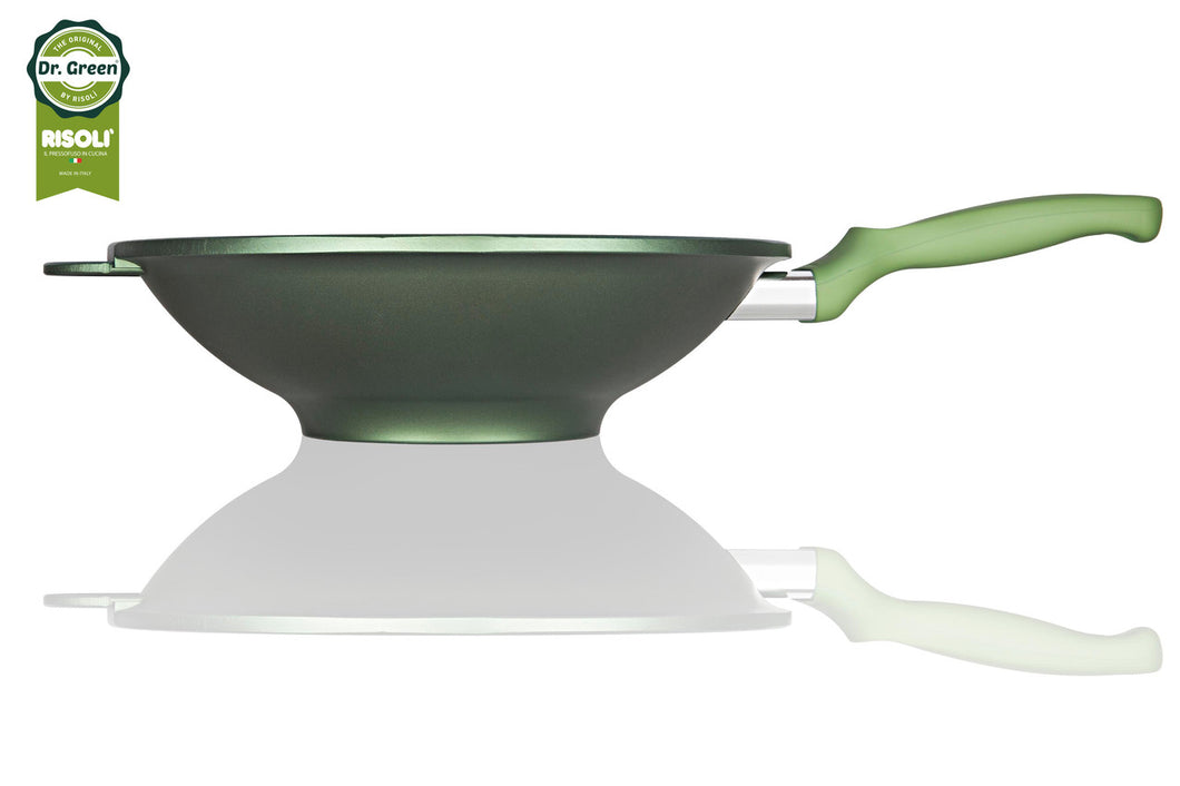 WOK in alluminio pressofuso Ø30 RISOLÌ DR GREEN