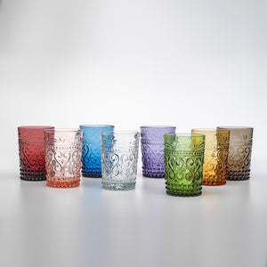 Bicchiere tumbler Zafferano Provenzale Rock Vari colori